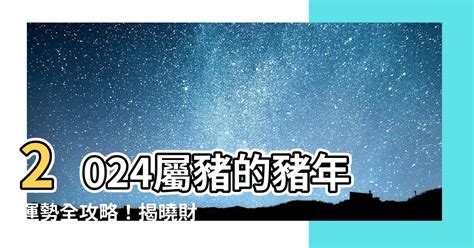 屬豬幸運色2024|【2024 屬豬】屬豬2024好運接踵而來！運勢、幸運色、財位、禁。